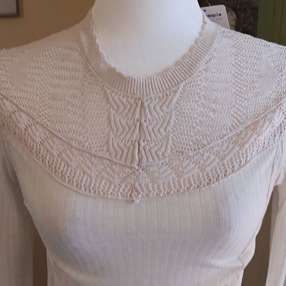 Free People Colette Scallop Neck Top - Picture 5 of 13